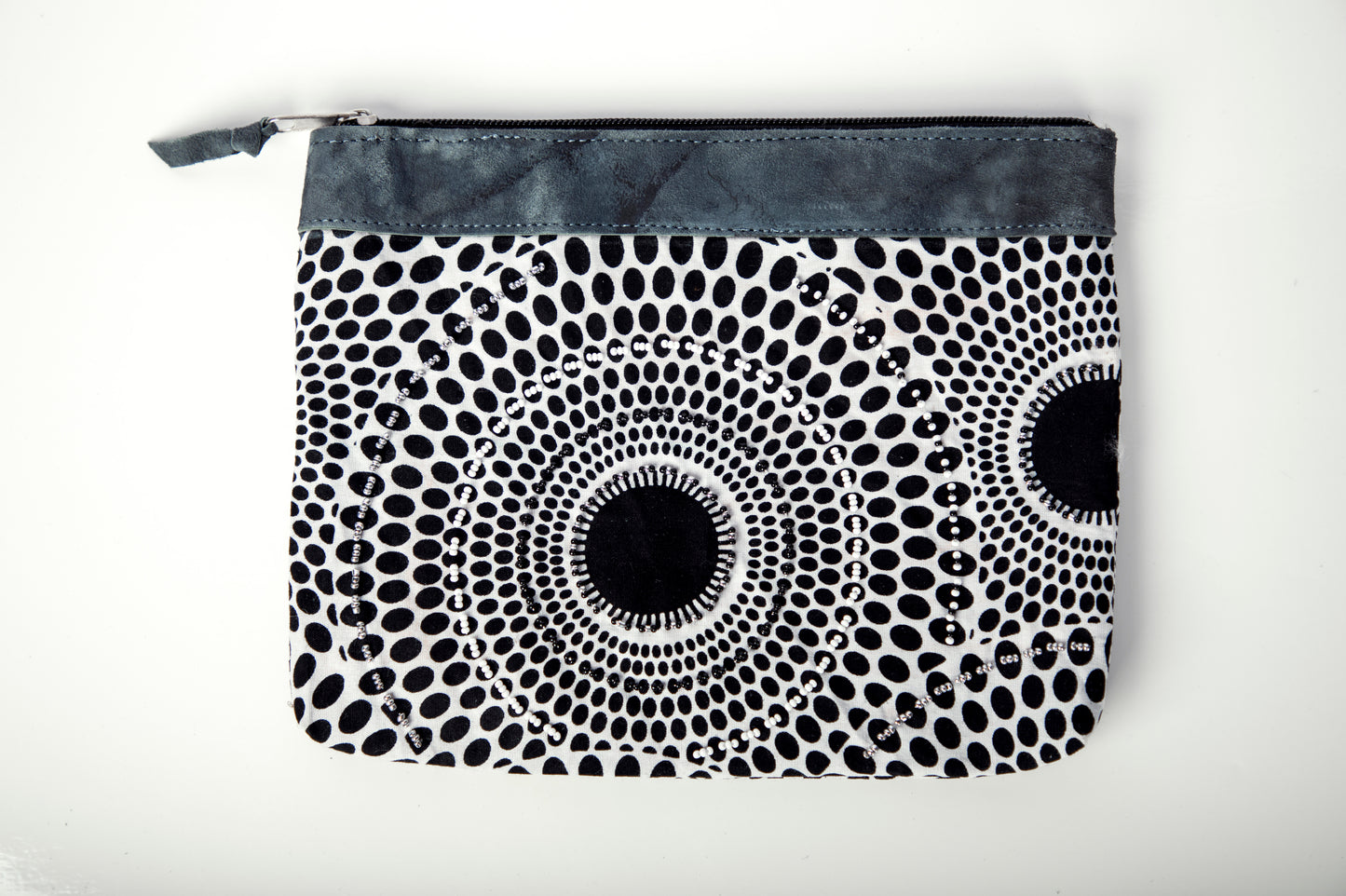 Zipper Pouch- "Mwangaza" Medium