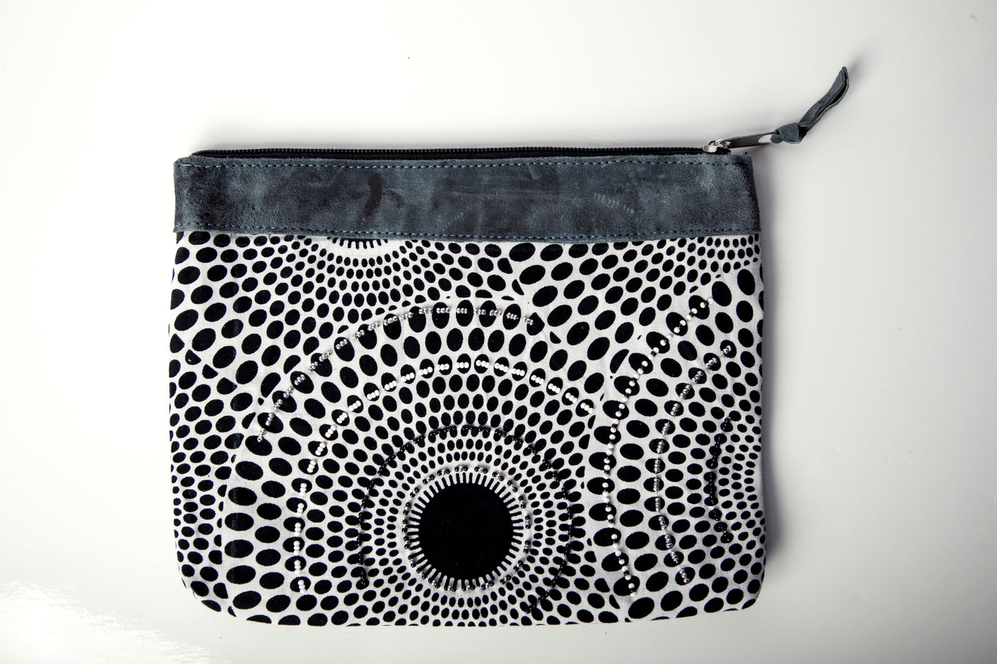 Zipper Pouch- "Mwangaza" Medium